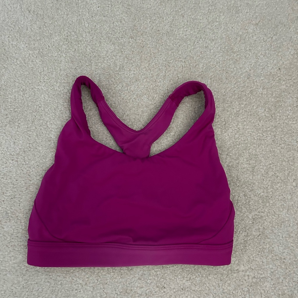 Athleta pink sports bra
